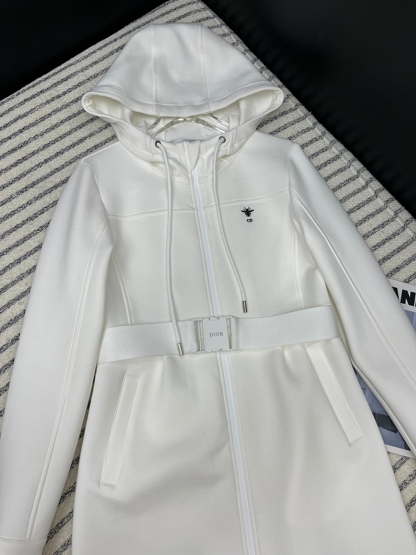 DIOR 25S LONG HOODED DRESS STYLE 067