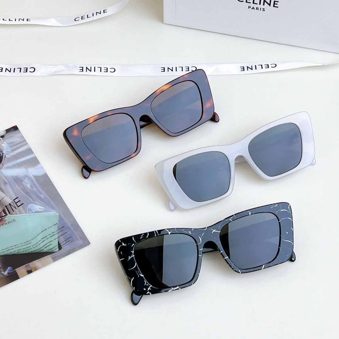 TRIOMPHE SQUARE SUNGLASS CL4S492 IN ACETATE - Havana