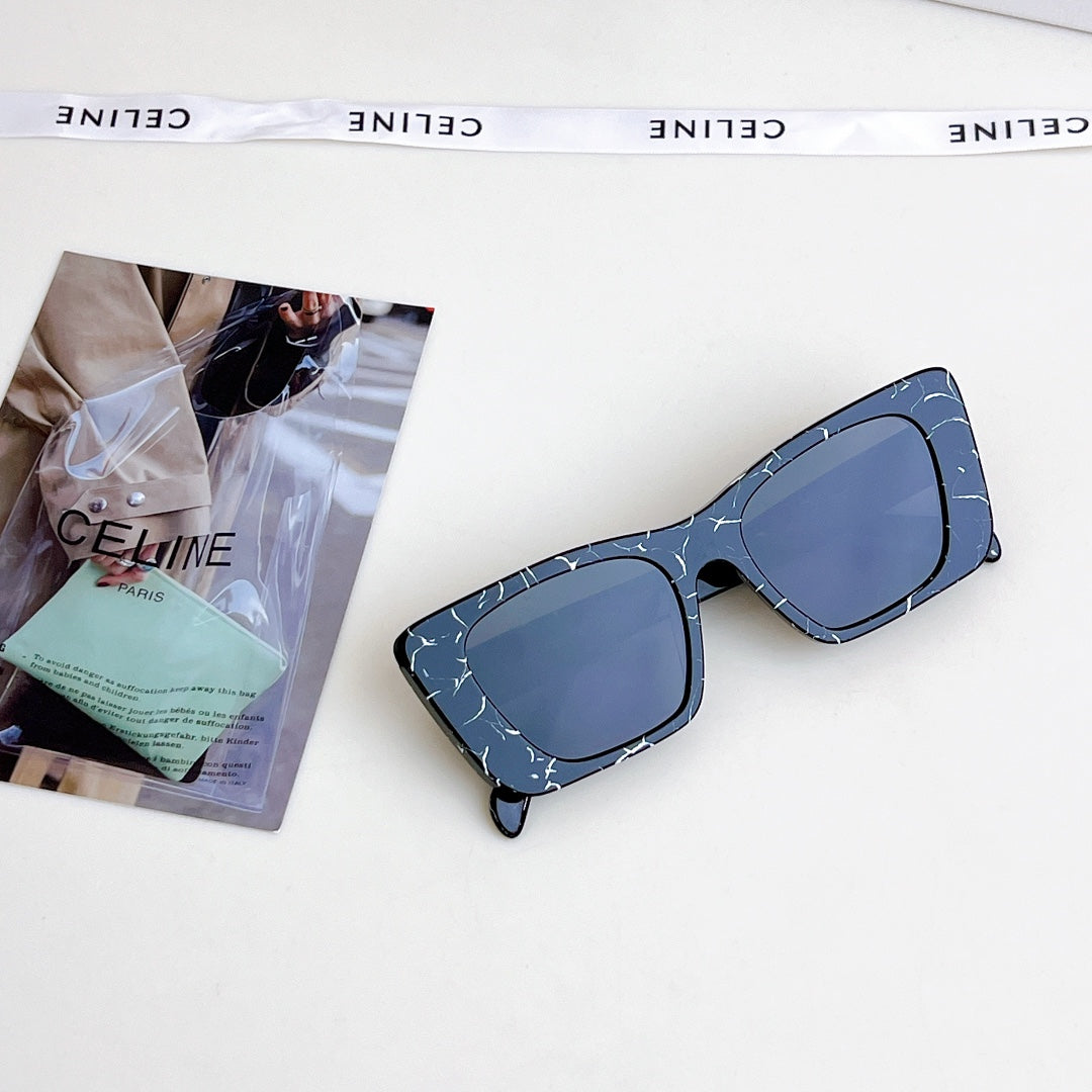 TRIOMPHE SQUARE SUNGLASS CL4S492 IN ACETATE - Havana