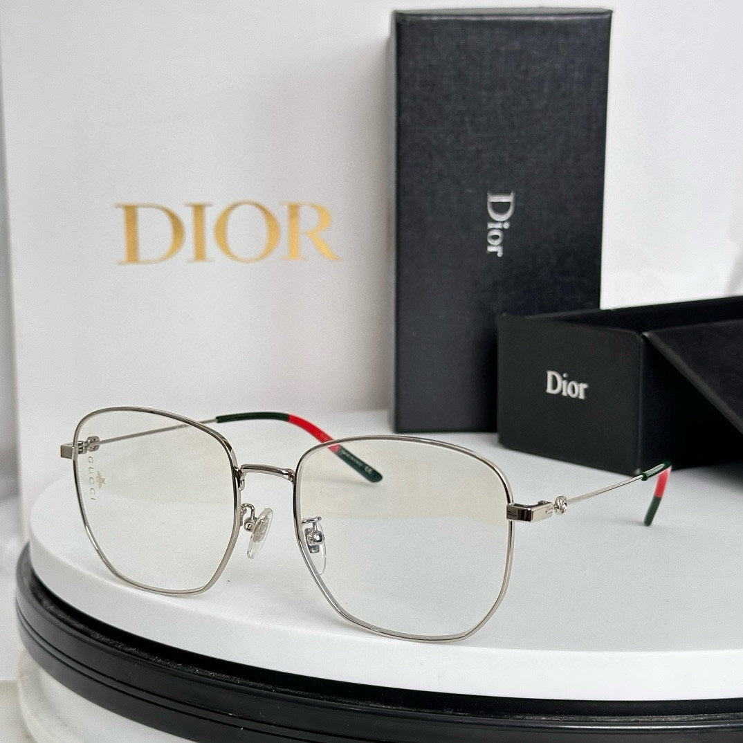 SQUARE FRAME SUNGLASSES GG0396O IN METAL - Gold/ orange