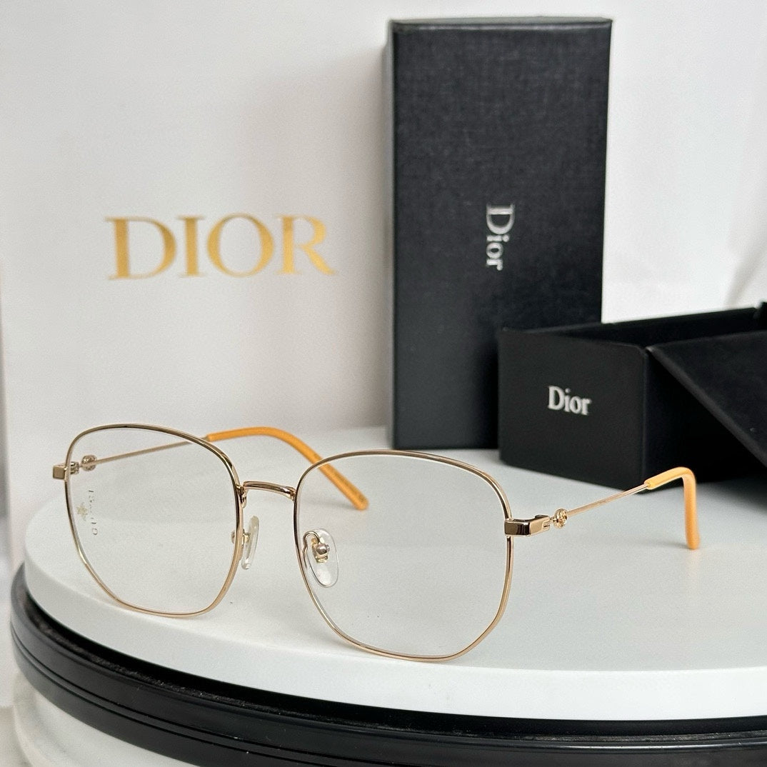 SQUARE FRAME SUNGLASSES GG0396O IN METAL - Gold/ orange