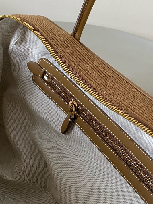 Сумка BEAU TOP HANDLE 34 З СЕРЕДНЬО-КОРИЧНЕВОГО ВЕЛЬВЕТУ