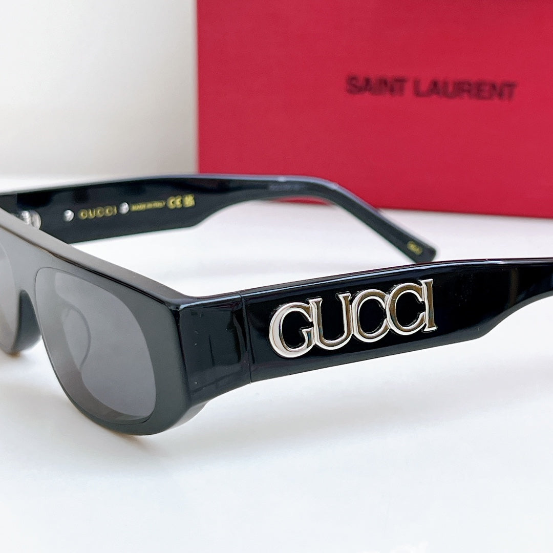 RECTANGULAR FRAME SUNGLASSES GG1771 IN ACETATE - Red