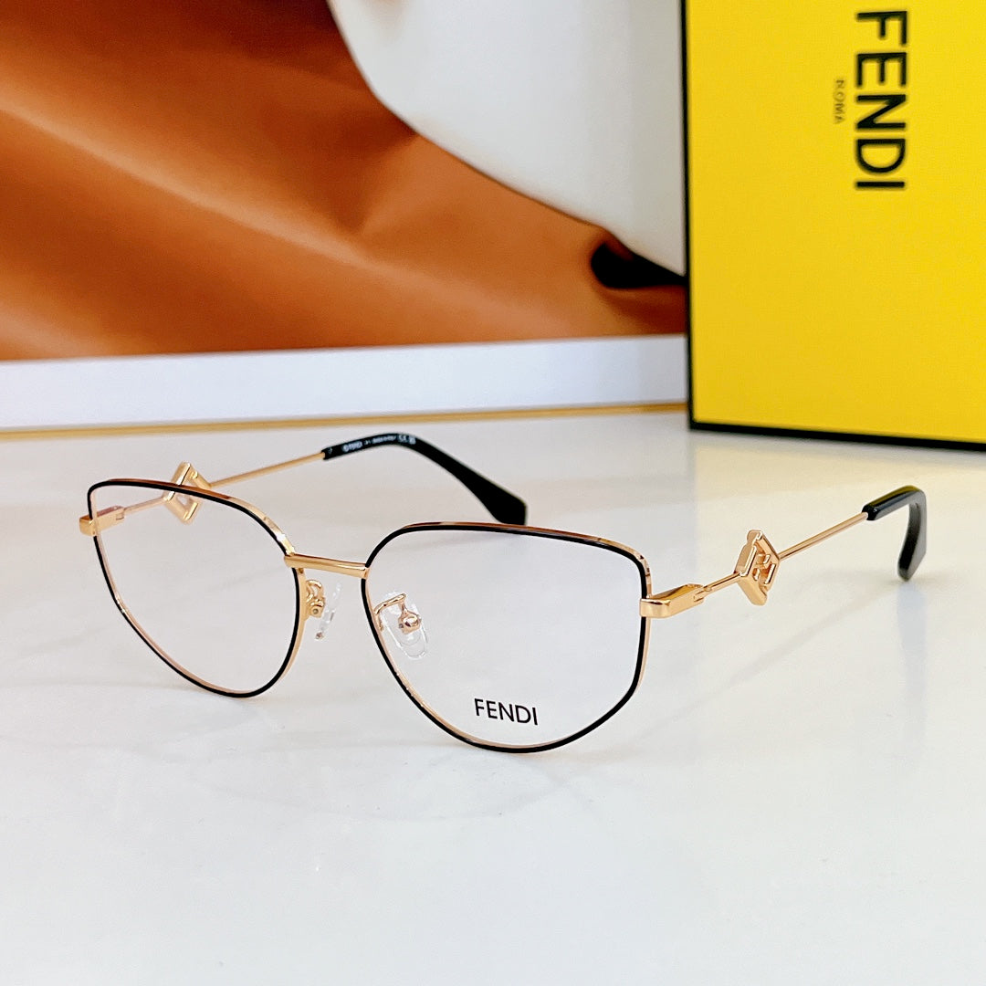 TRAVEL GEOMETRIC FRAME SUNGLASSES FE40152U IN METAL - Silver