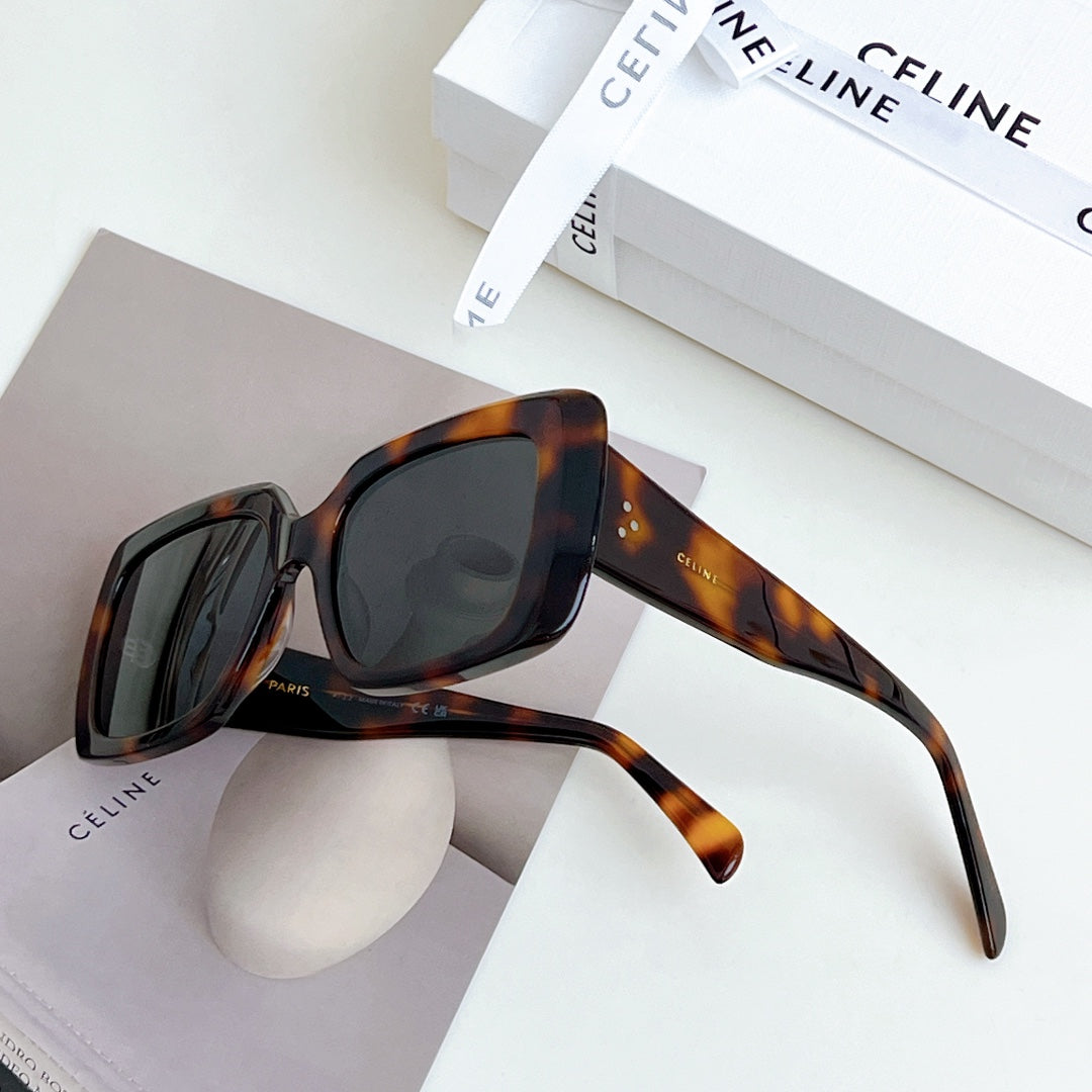 TRIOMPHE SUNGLASS CL40263 IN ACETATE - Havana/Black