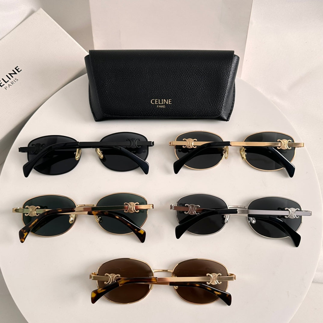 TRIOMPHE SUNGLASS CL40069U IN METAL - Havana/Brown