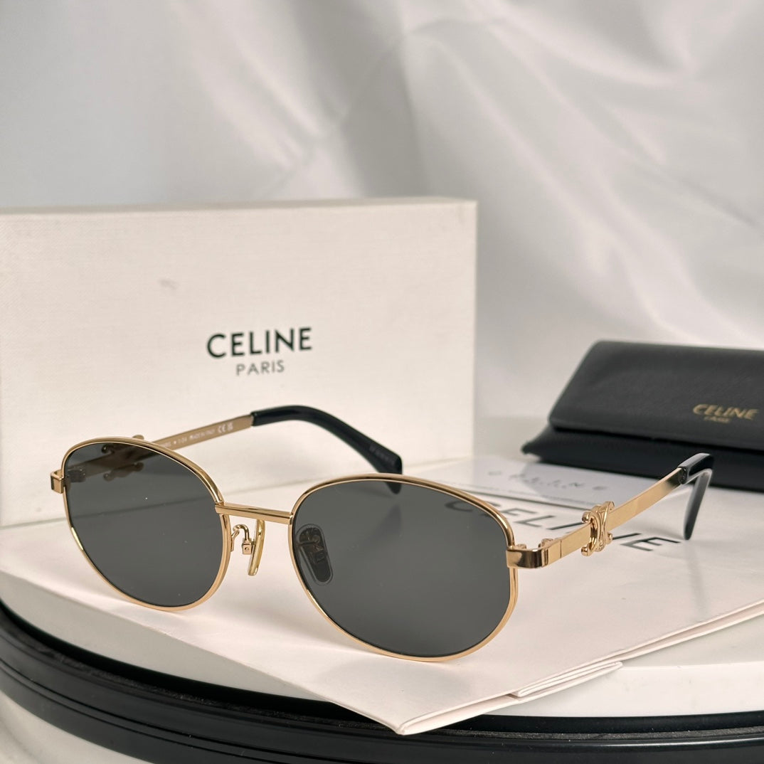 TRIOMPHE SUNGLASS CL40069U IN METAL - Havana/Brown