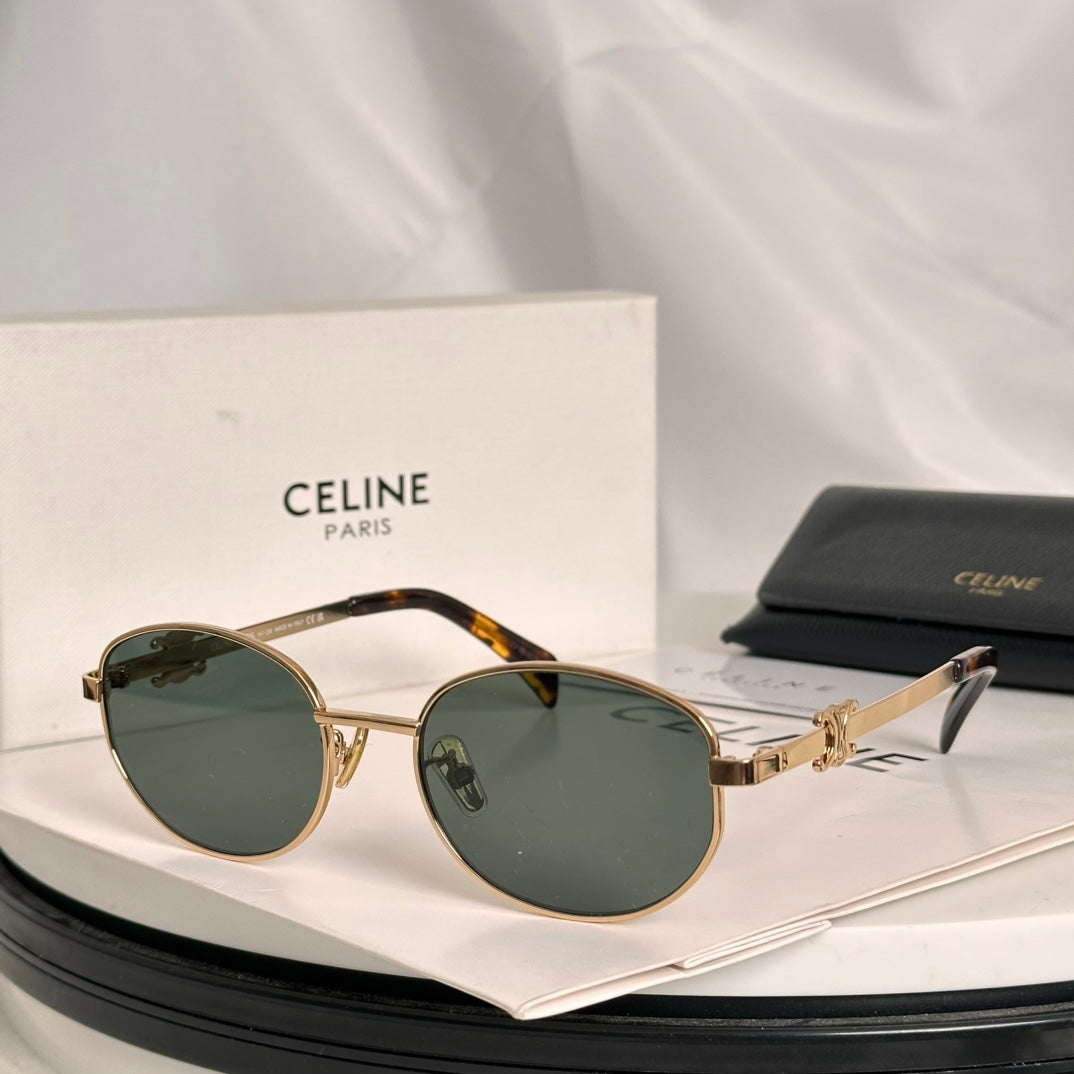 TRIOMPHE SUNGLASS CL40069U IN METAL - Havana/Brown