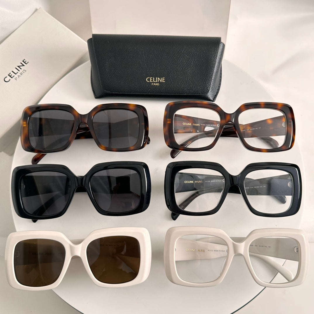 TRIOMPHE SUNGLASS CL40263 IN ACETATE - Havana/Black