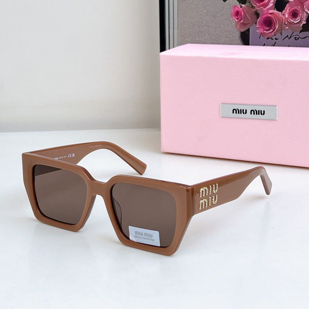 GLIMPSE SQUARE SUNGLASSES SMU07S IN ACETATE - Black