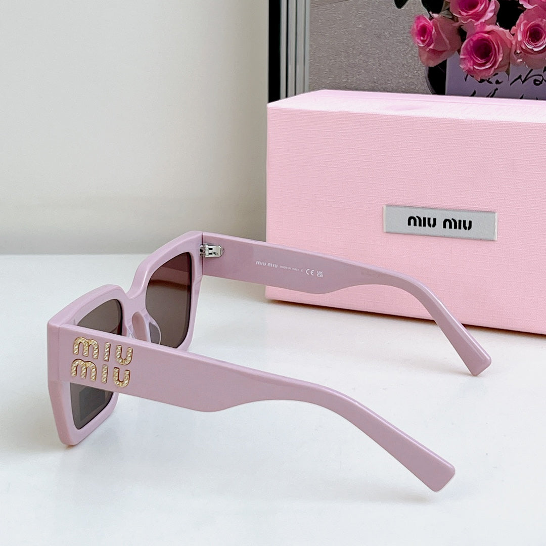 GLIMPSE SQUARE SUNGLASSES SMU07S IN ACETATE - Black