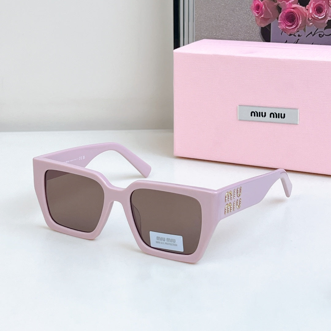 GLIMPSE SQUARE SUNGLASSES SMU07S IN ACETATE - Black