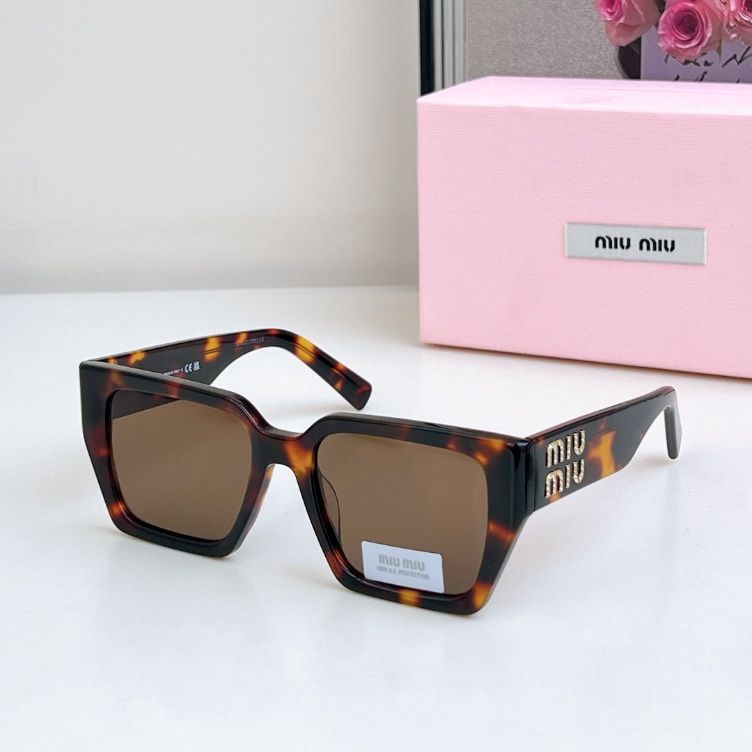 GLIMPSE SQUARE SUNGLASSES SMU07S IN ACETATE - Black