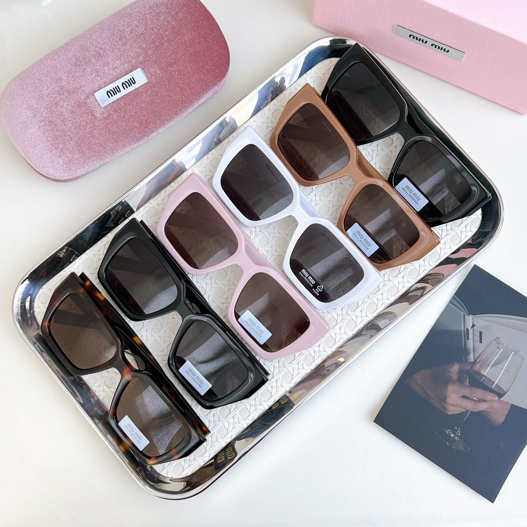 GLIMPSE SQUARE SUNGLASSES SMU07S IN ACETATE - Black