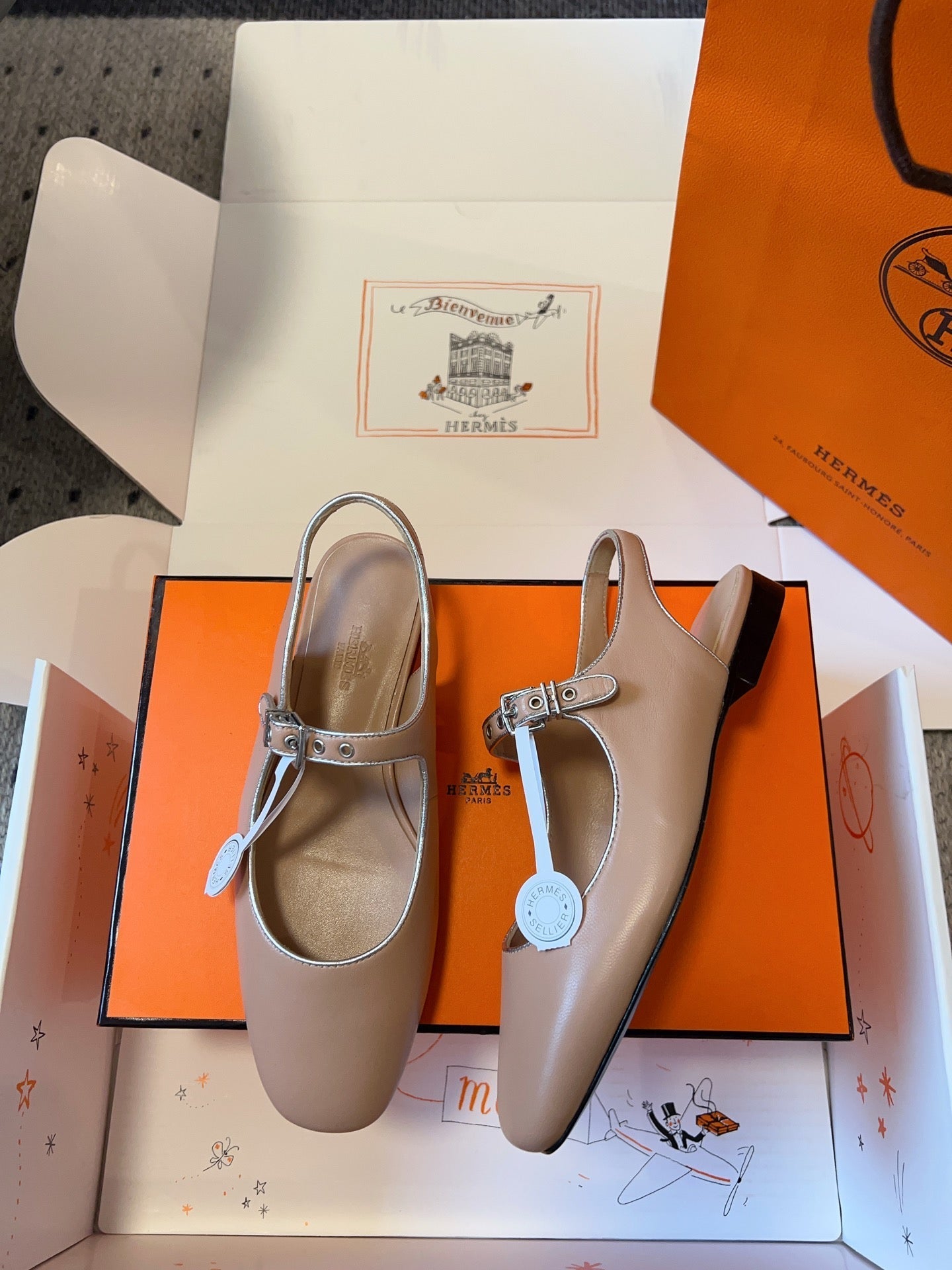 KLEO SLINGBACK IN CREPE PINK CALFSKIN - 35
