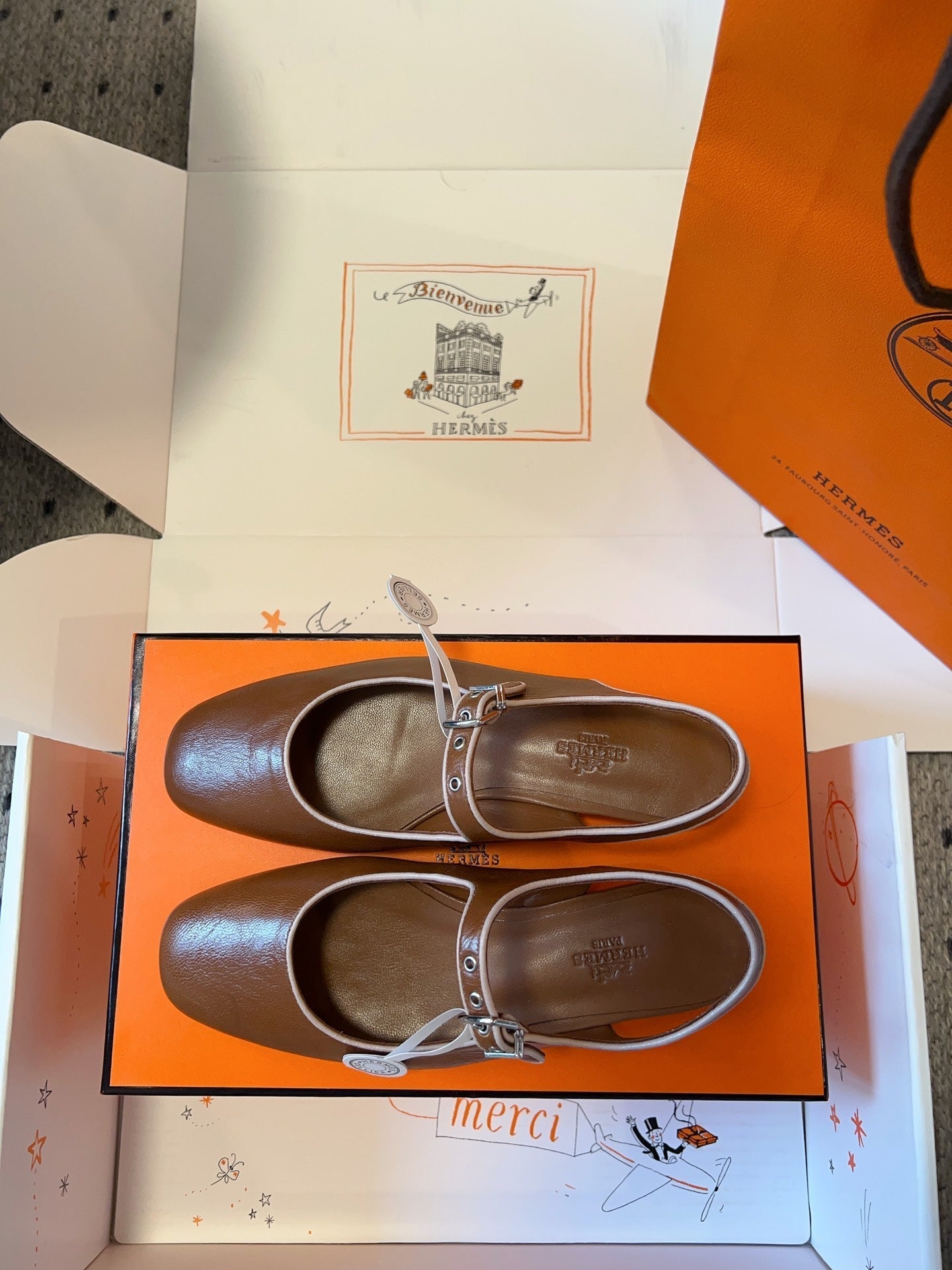 KLEO SLINGBACK IN BRONZE BROWN CALFSKIN - 35