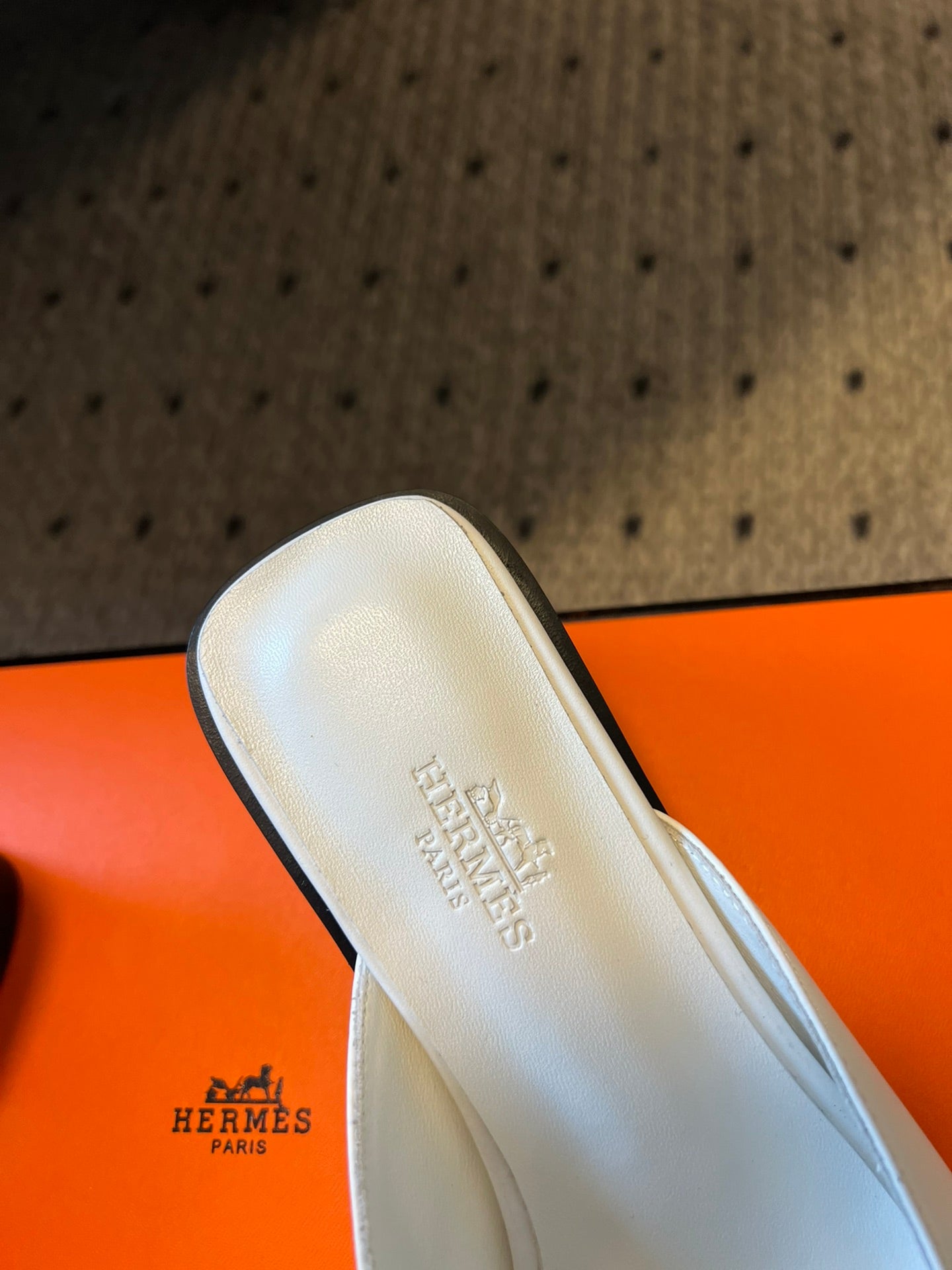 ILOT 55 MM SANDAL IN WHITE CALFSKIN - 35