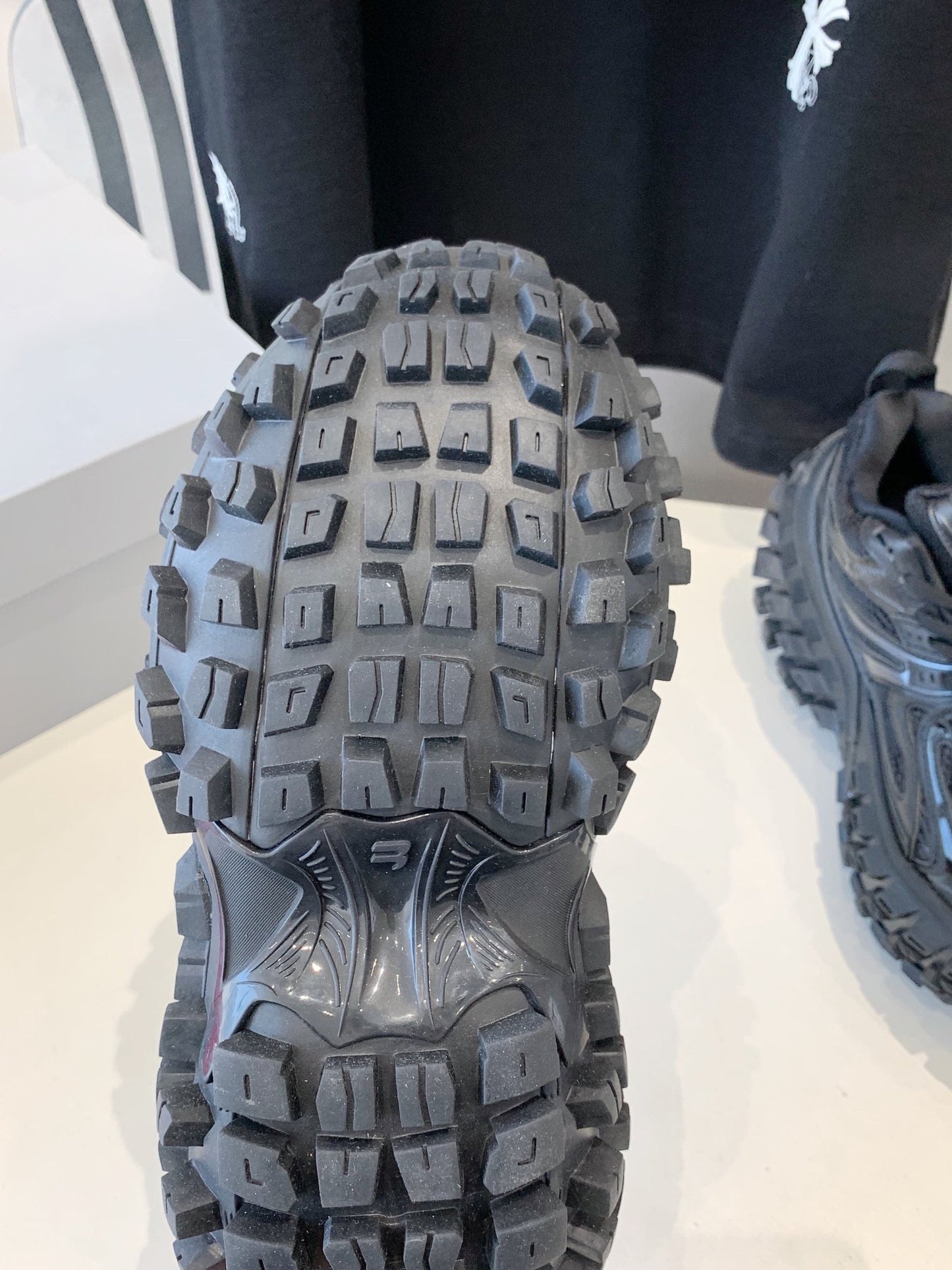CHUNKY SNEAKERS IN BLACK POLYURETHANE, POLYESTER AND NYLON - 35
