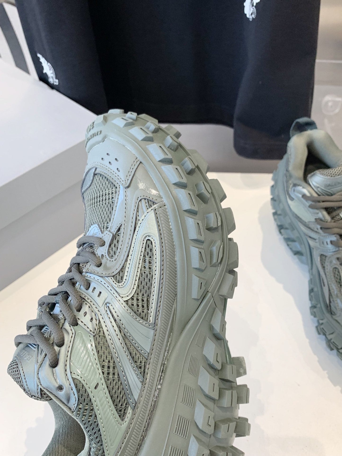 CHUNKY SNEAKERS IN MANTLE GRAY POLYURETHANE, POLYESTER AND NYLON - 35
