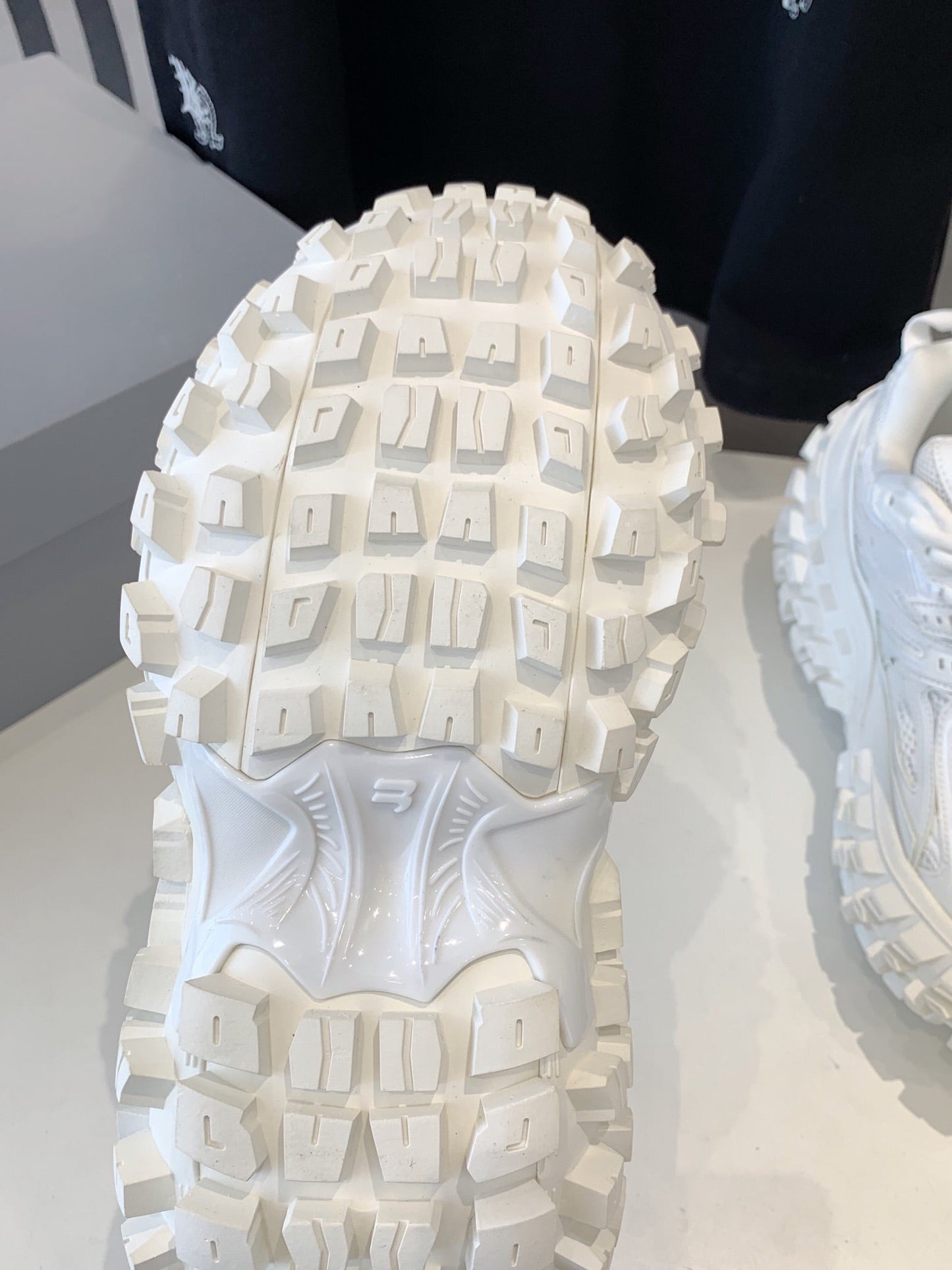 CHUNKY SNEAKERS IN WHITE POLYURETHANE, POLYESTER AND NYLON - 35