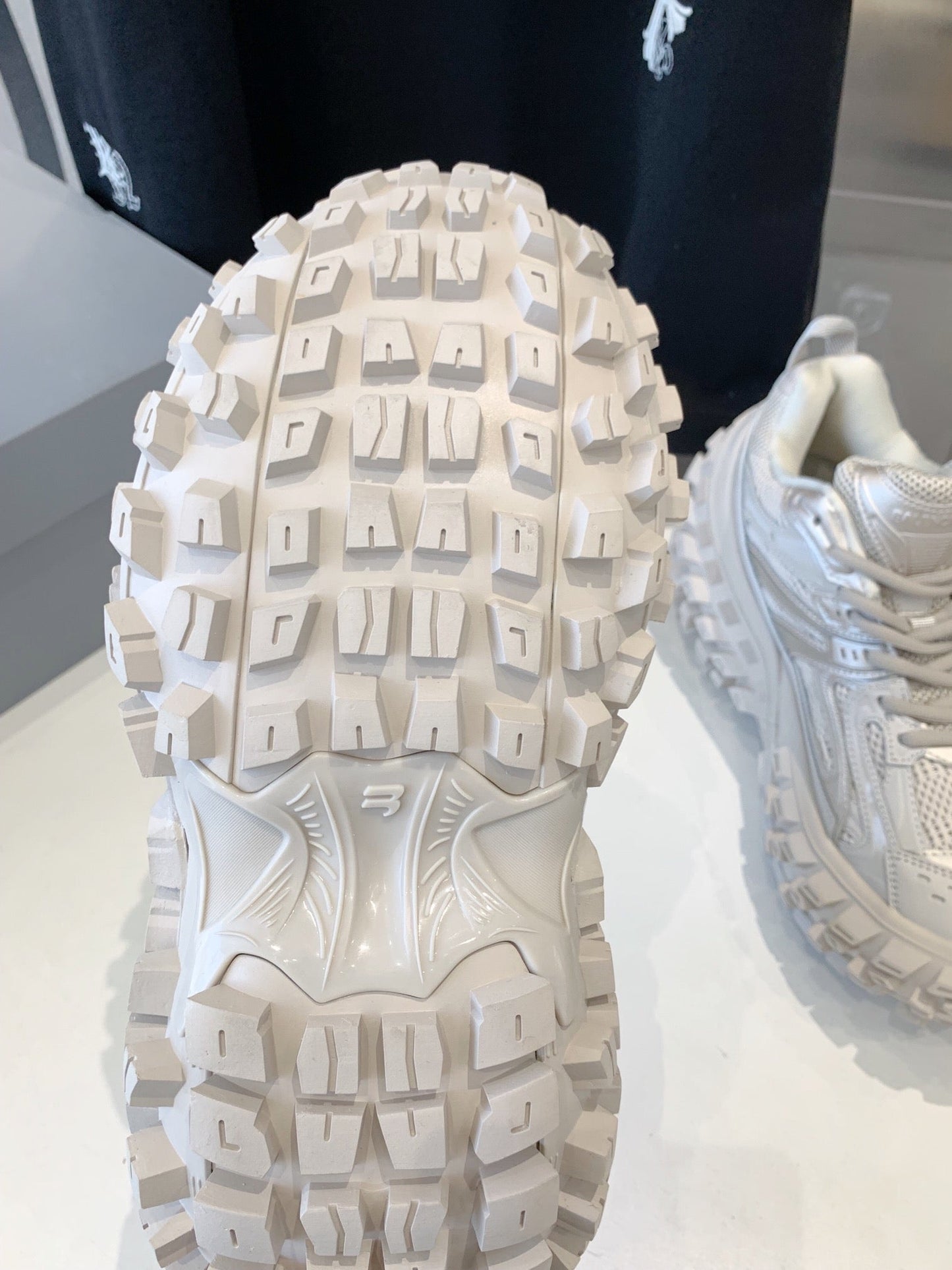 CHUNKY SNEAKERS IN BONE BEIGE POLYURETHANE, POLYESTER AND NYLON - 35