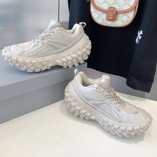 CHUNKY SNEAKERS IN BONE BEIGE POLYURETHANE, POLYESTER AND NYLON - 35