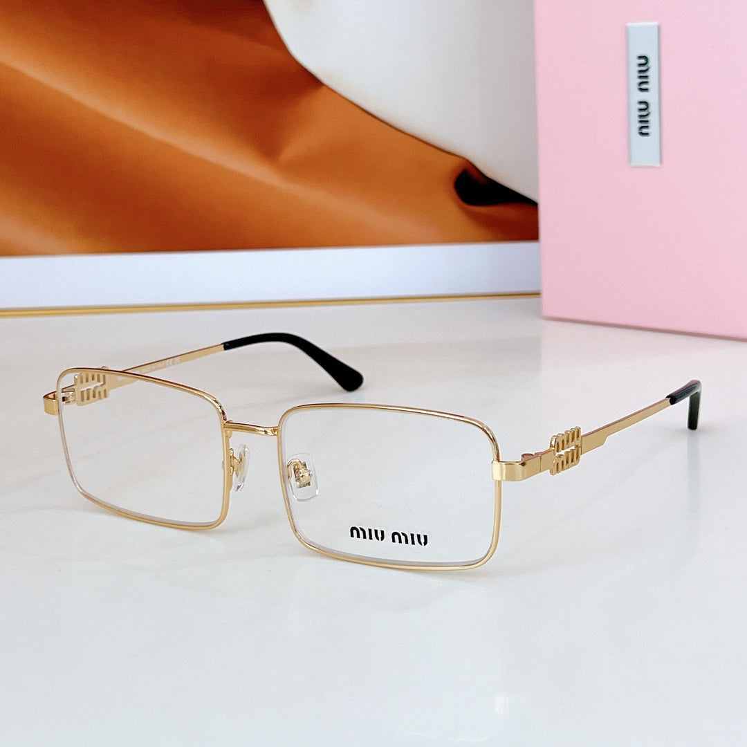 LOGO SQUARE SUNGLASSES SMU808 IN METAL - Silver/Black