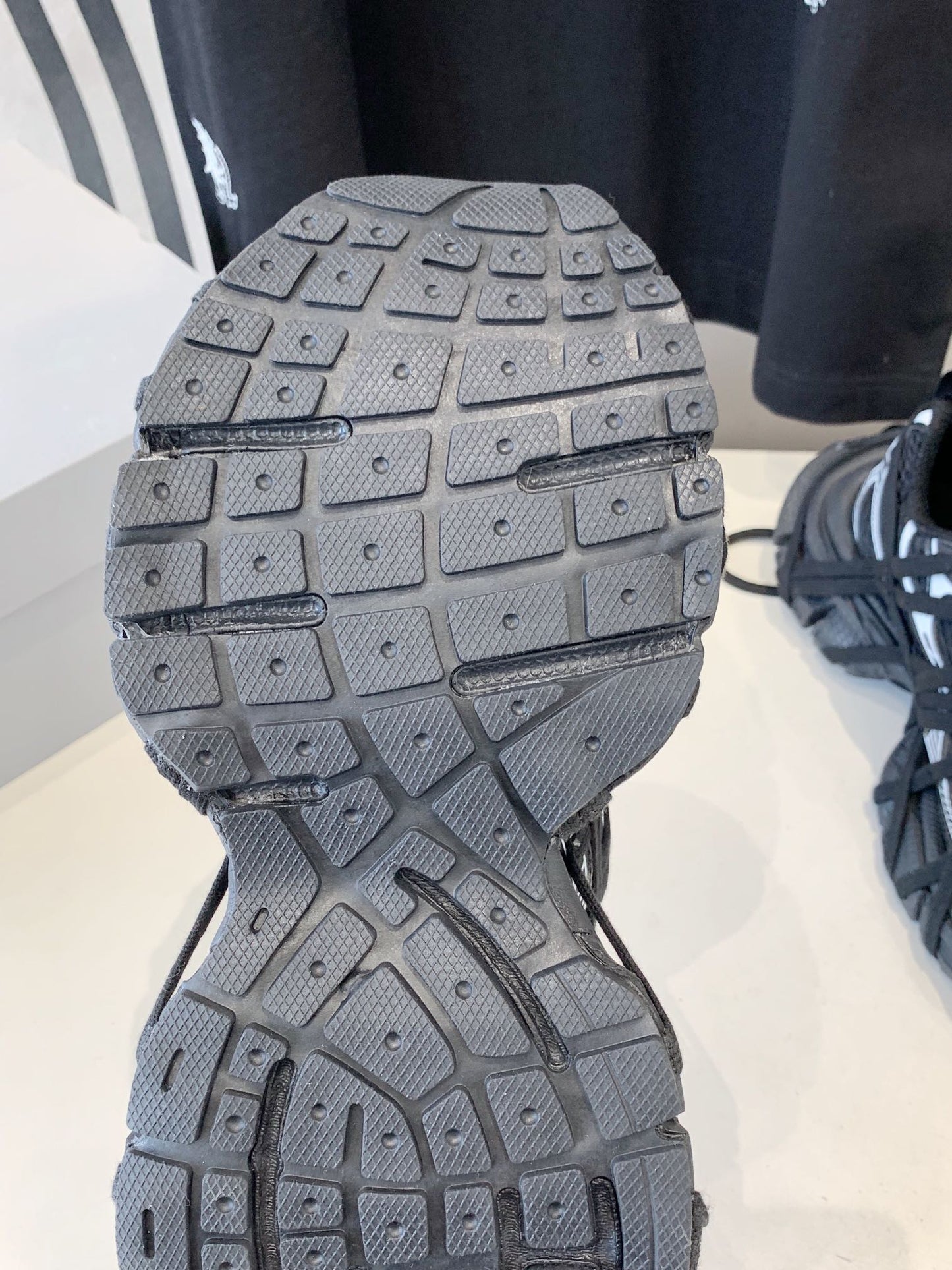 3XL EXTREME LACE SNEAKER BLACK MIX WHITE - 35