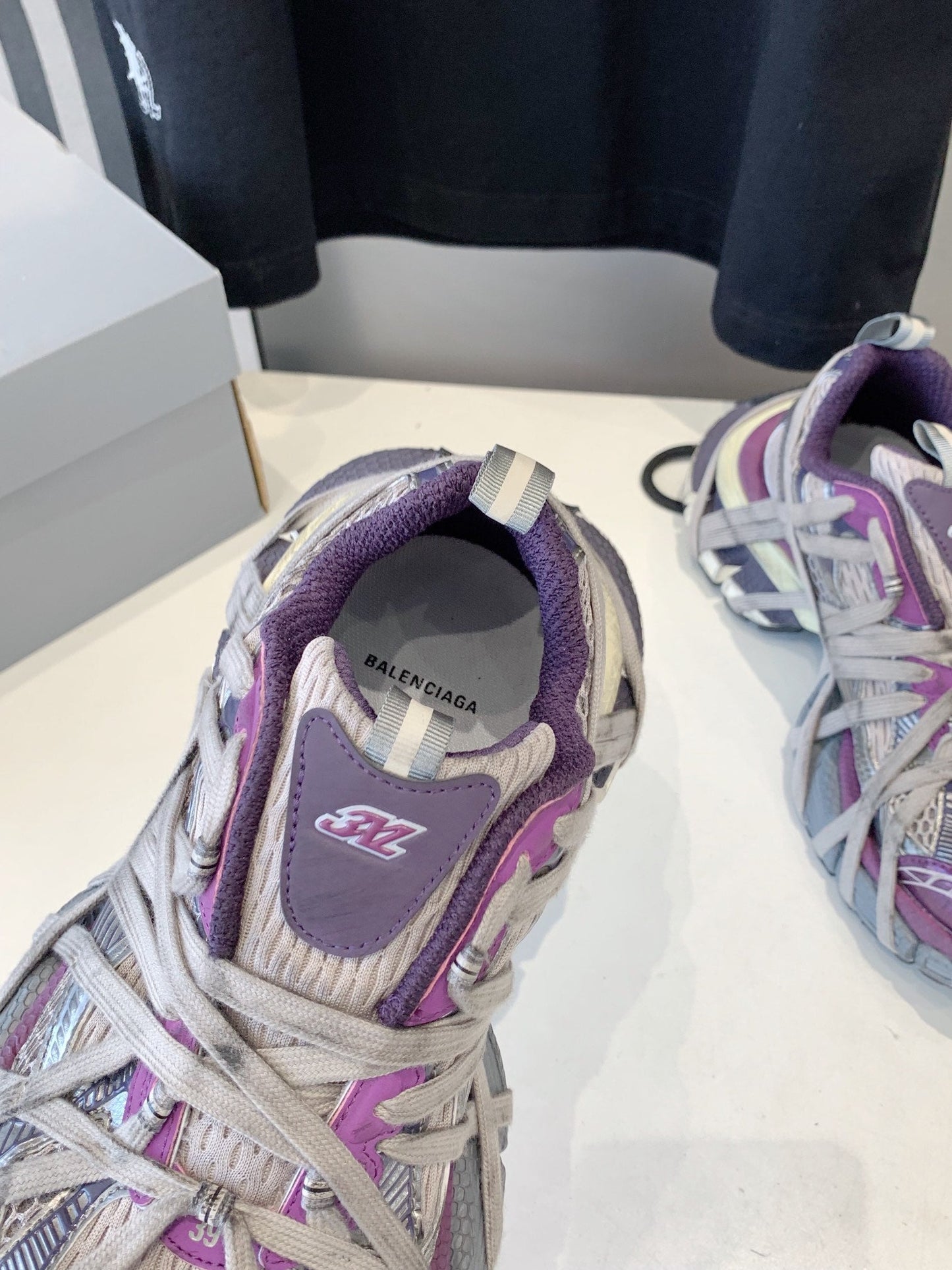 3XL EXTREME LACE SNEAKER PURPLE AND GRAY - 35