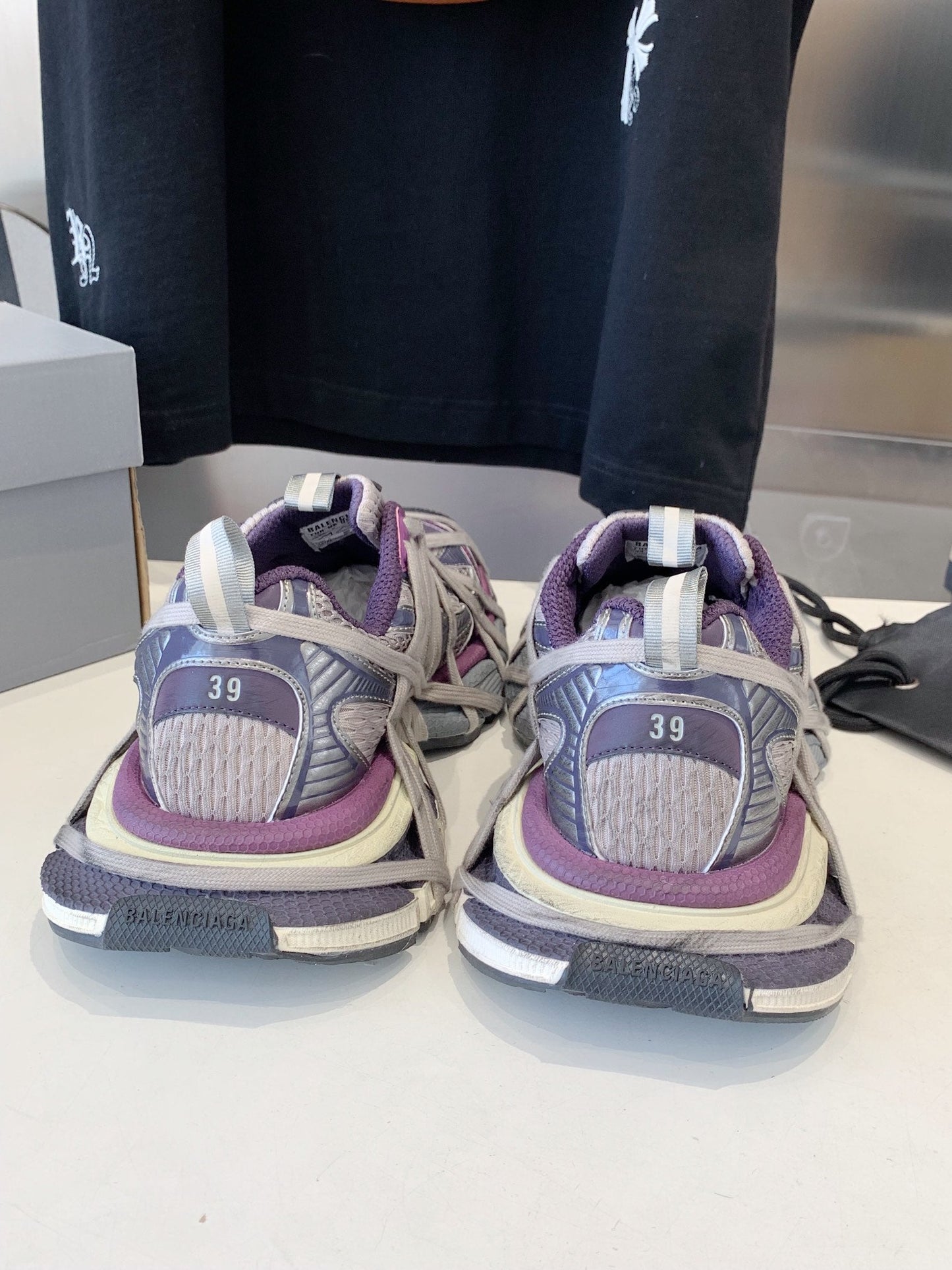 3XL EXTREME LACE SNEAKER PURPLE AND GRAY - 35