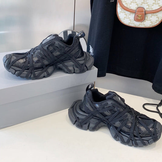 3XL EXTREME LACE BLACK SNEAKER BLACK - 35