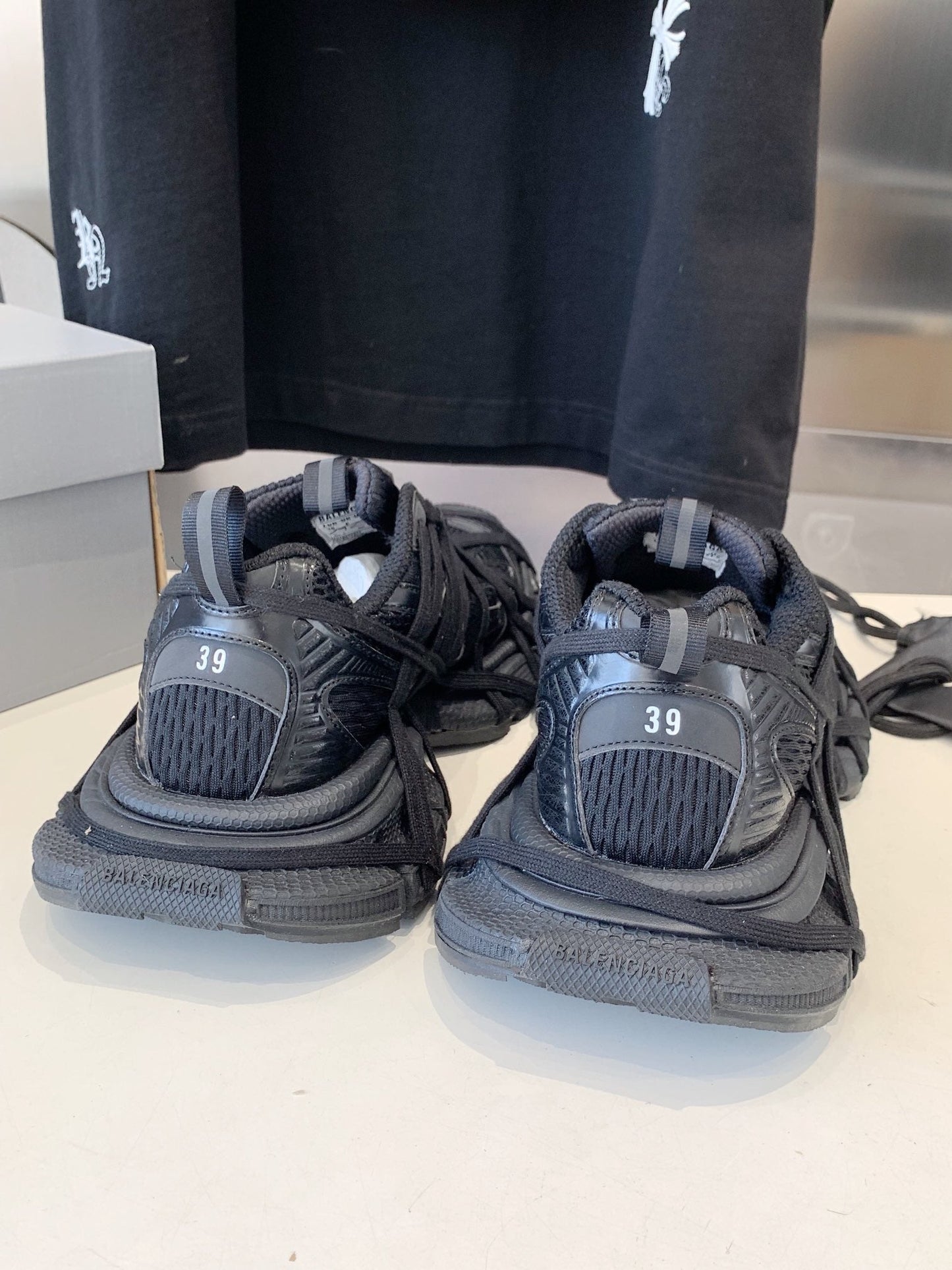 3XL EXTREME LACE BLACK SNEAKER BLACK - 35