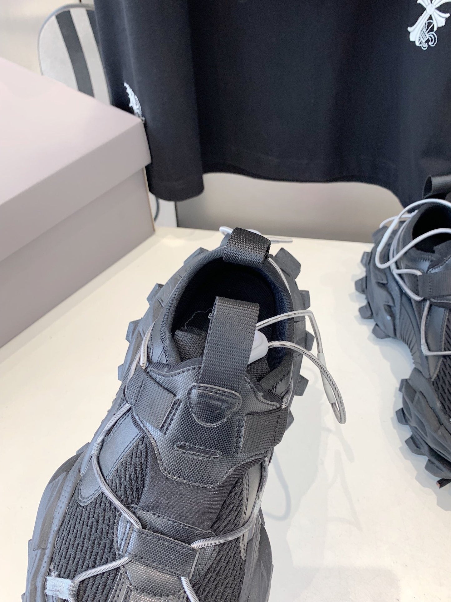 HIKE SNEAKER IN BLACK MESH, POLYURETHANE AND POLYESTER - 35