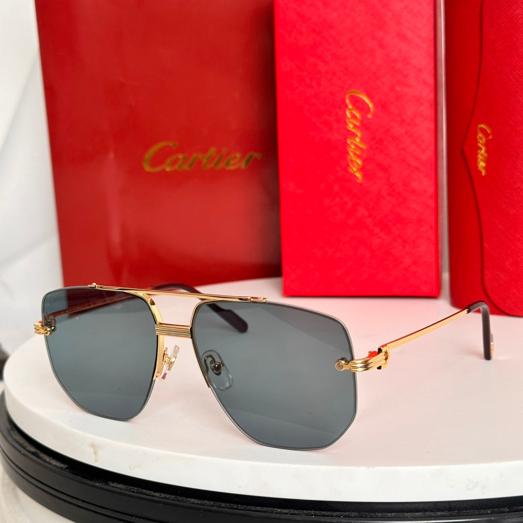 PREMIÈRE NAVIGATOR FRAME SUNGLASSES CT6011S IN METAL - Light purple