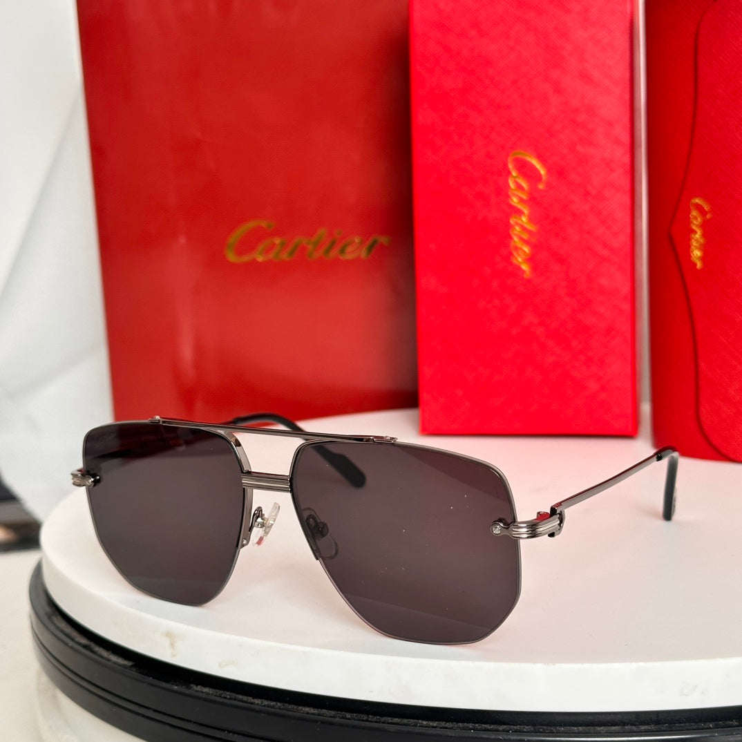 PREMIÈRE NAVIGATOR FRAME SUNGLASSES CT6011S IN METAL - Light purple