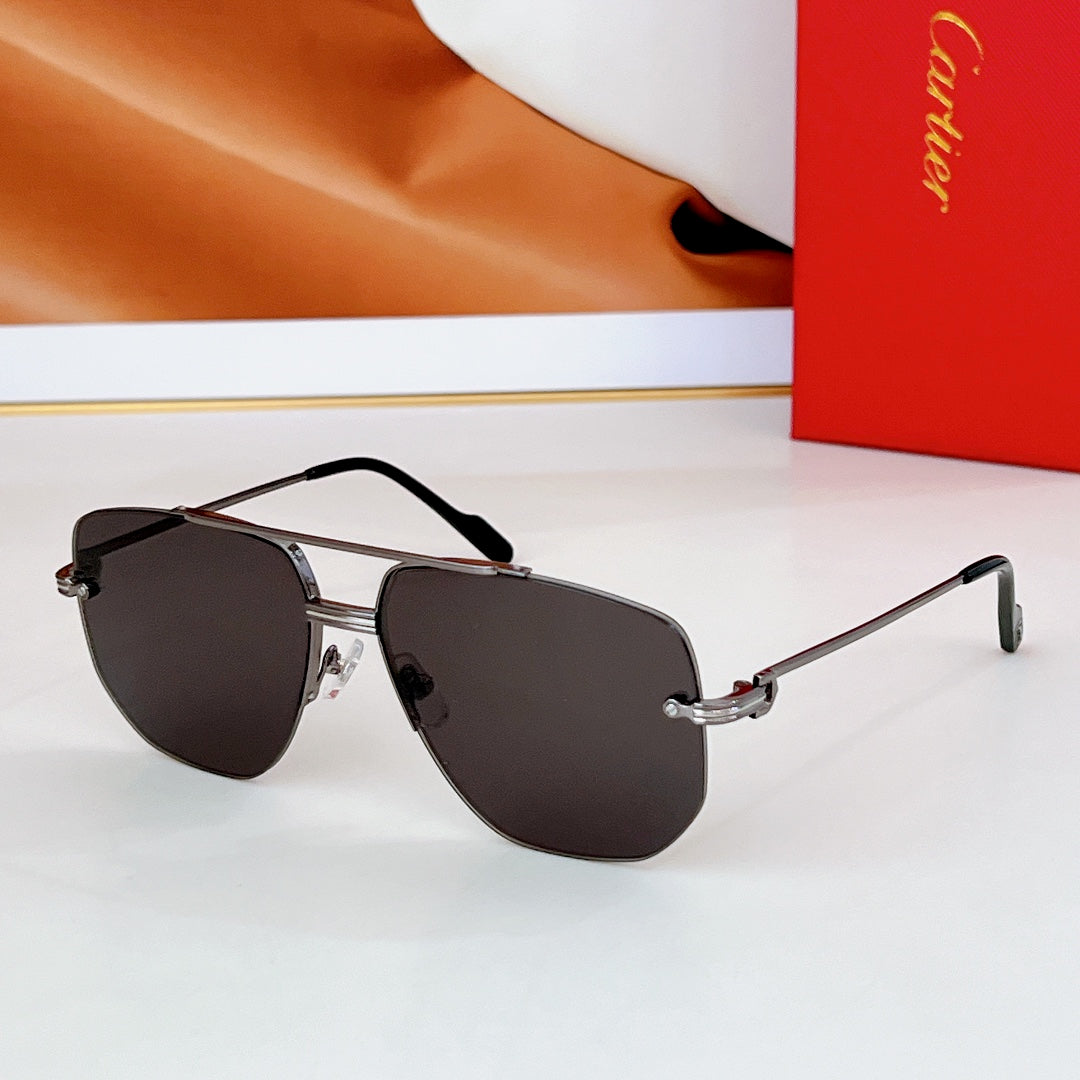 PREMIÈRE NAVIGATOR FRAME SUNGLASSES CT6011S IN METAL - Green
