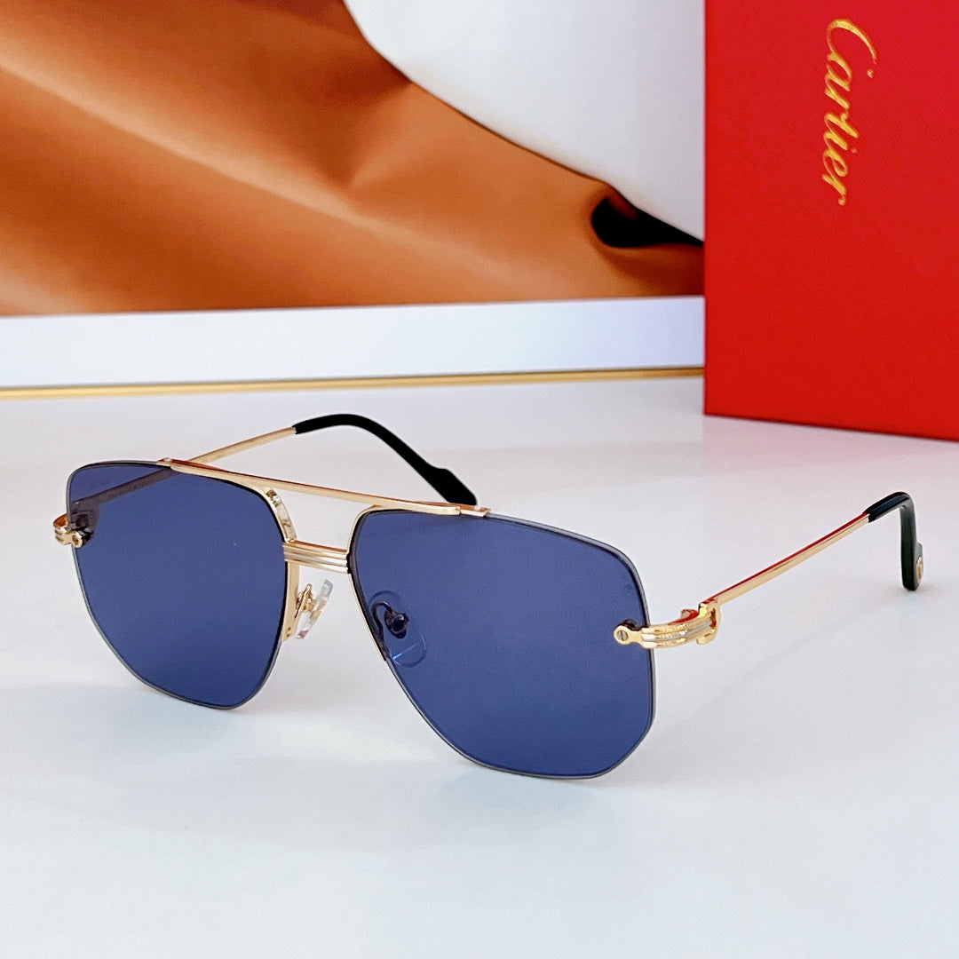 PREMIÈRE NAVIGATOR FRAME SUNGLASSES CT6011S IN METAL - Green