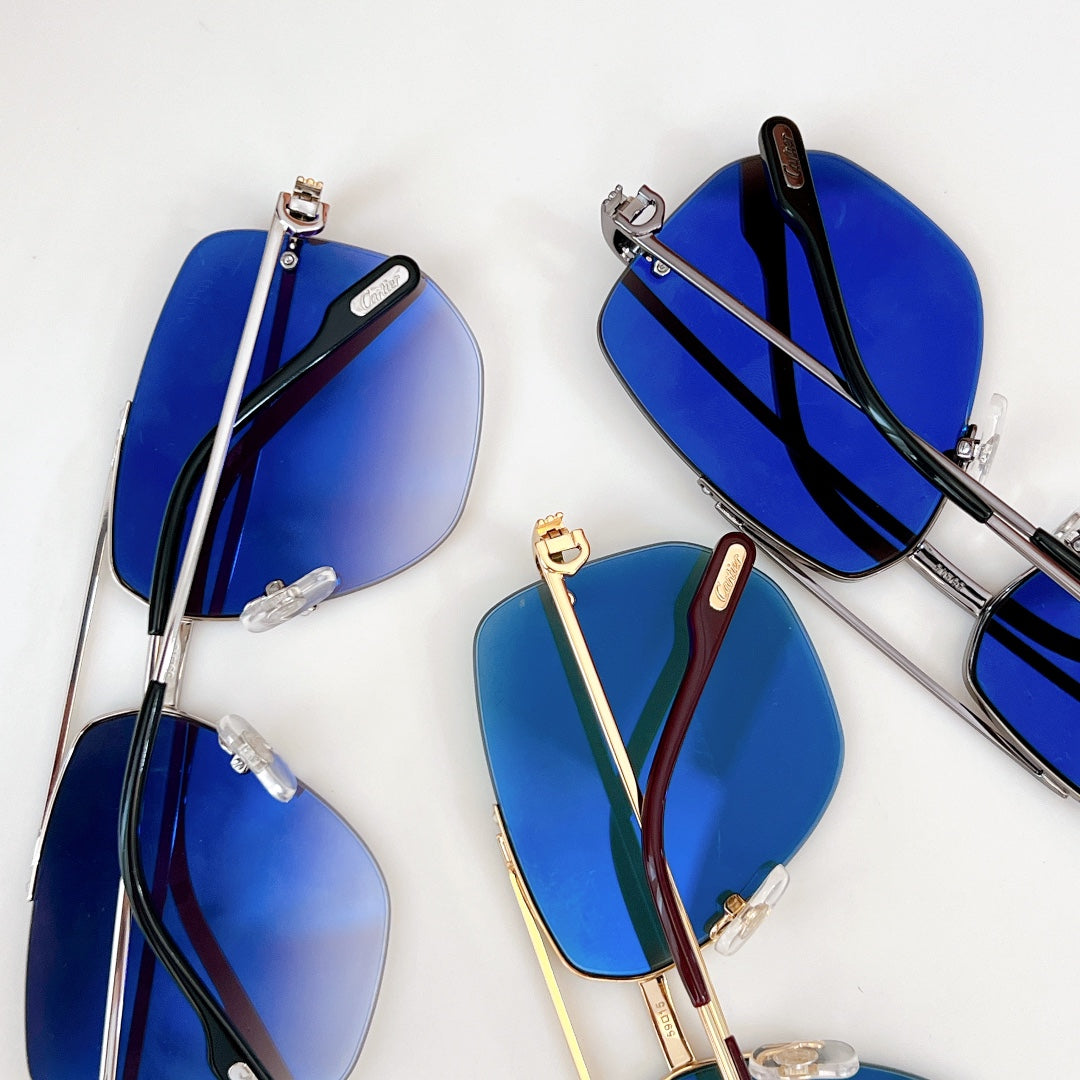 PREMIÈRE NAVIGATOR FRAME SUNGLASSES CT6011S IN METAL - Green