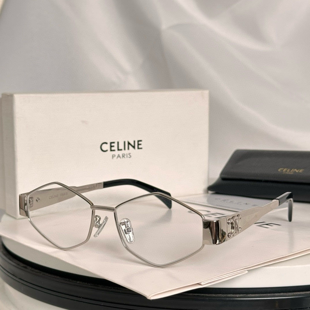 TRIOMPHE SUNGLASSES CL4S254 IN METAL - Silver/Clear
