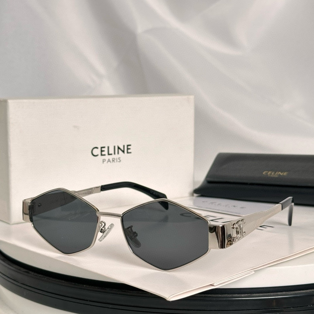 TRIOMPHE SUNGLASSES CL4S254 IN METAL - Silver/Clear