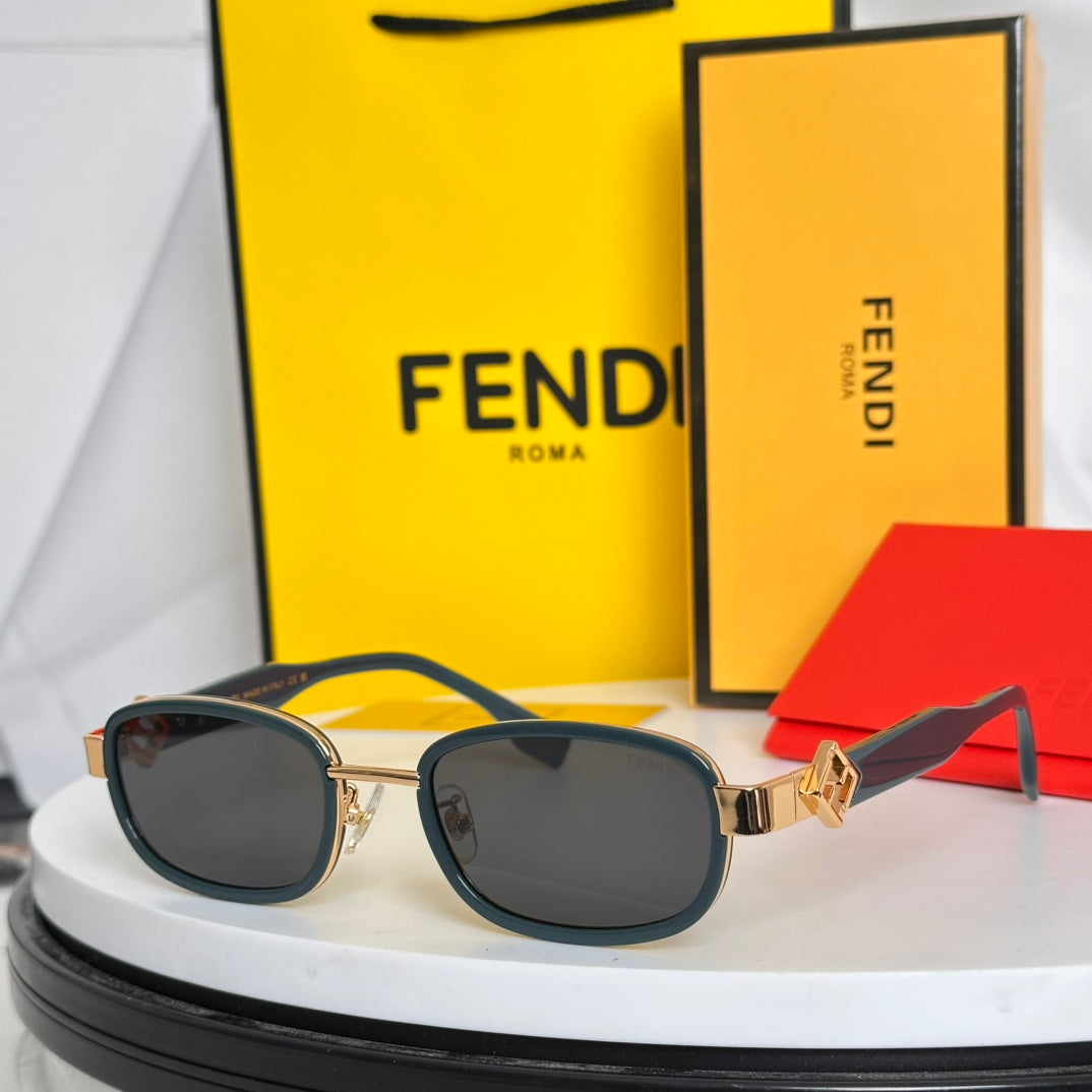 SELLERIA RECTANGULAR FRAME SUNGLASSES FD8131 IN ACETATE - Beige