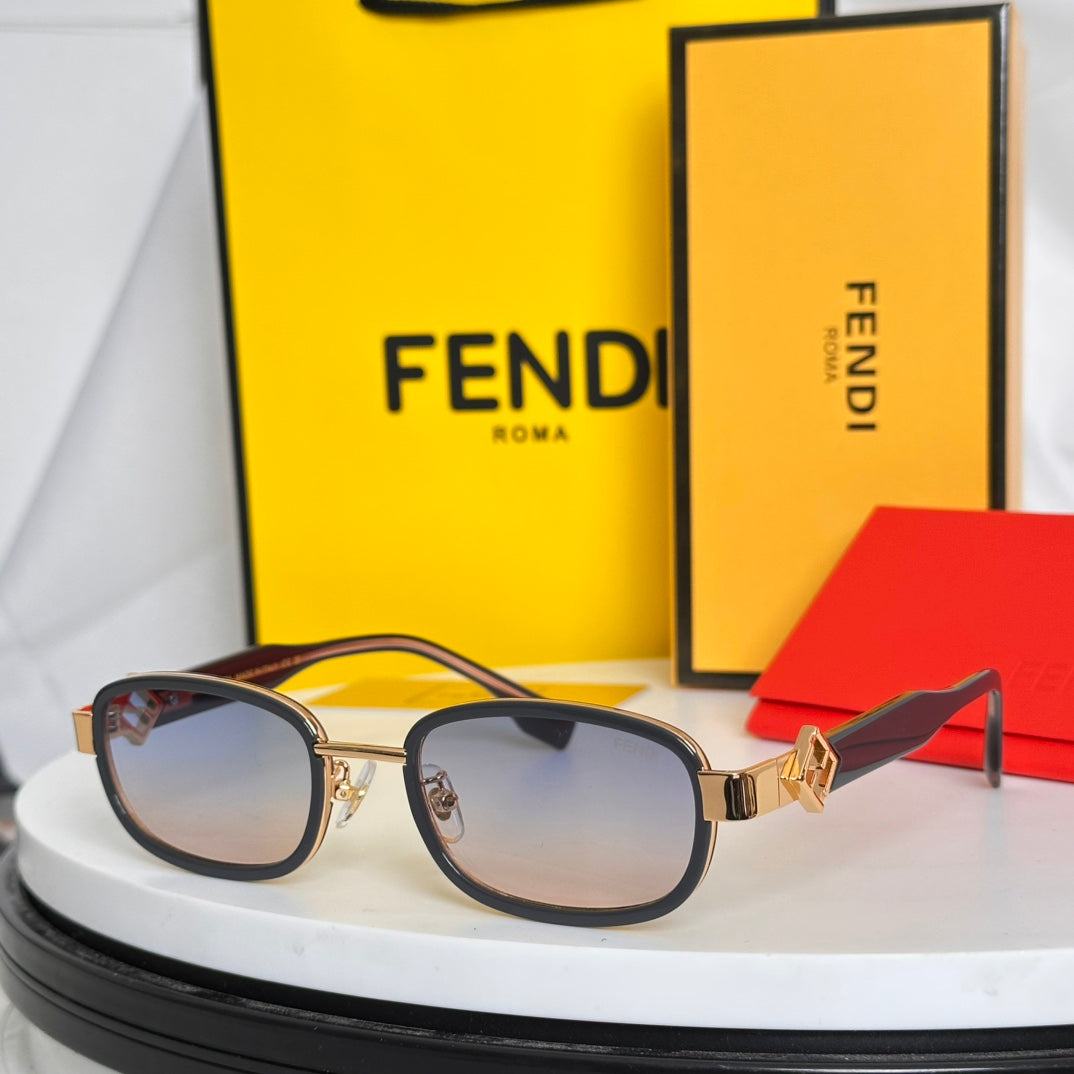 SELLERIA RECTANGULAR FRAME SUNGLASSES FD8131 IN ACETATE - Beige