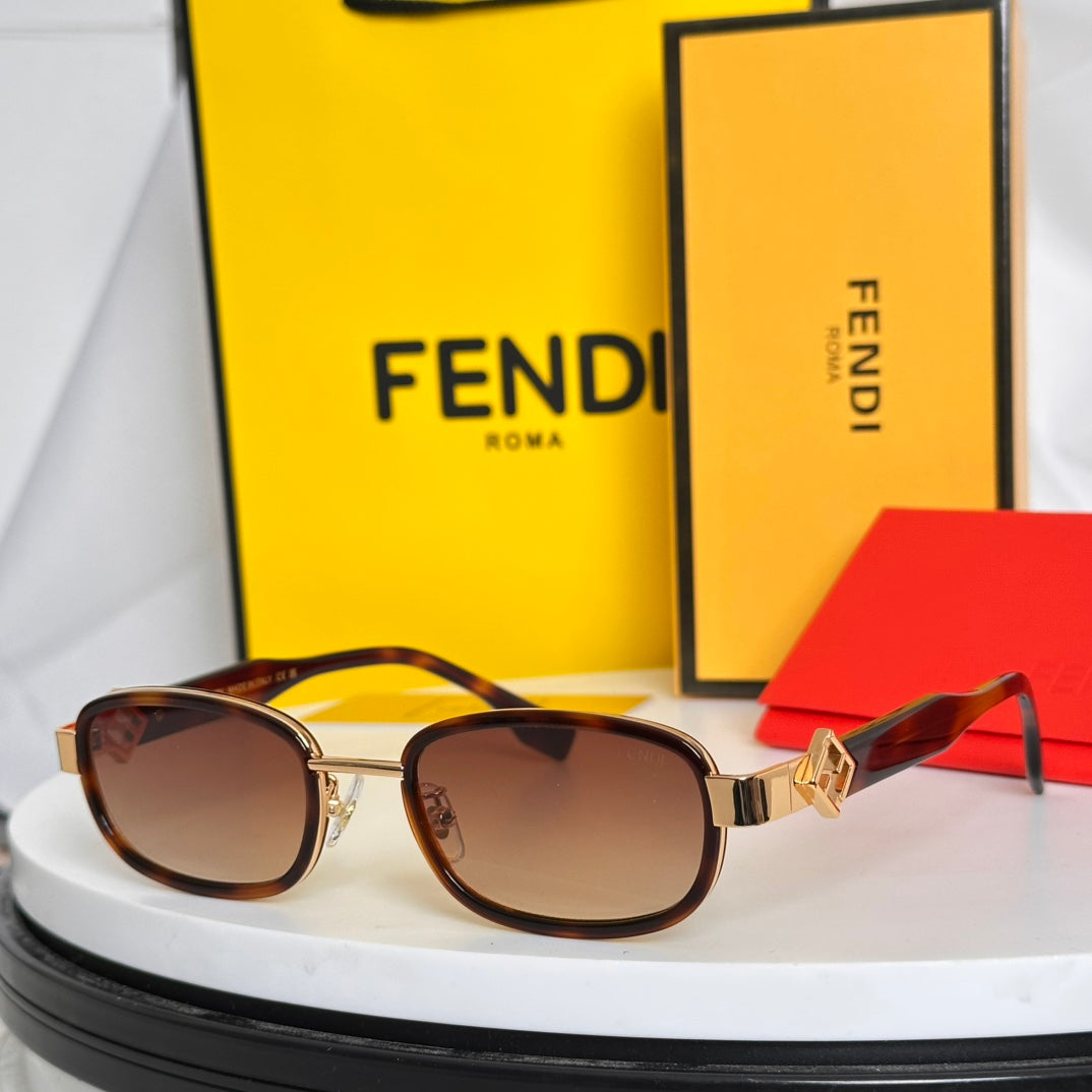 SELLERIA RECTANGULAR FRAME SUNGLASSES FD8131 IN ACETATE - Beige