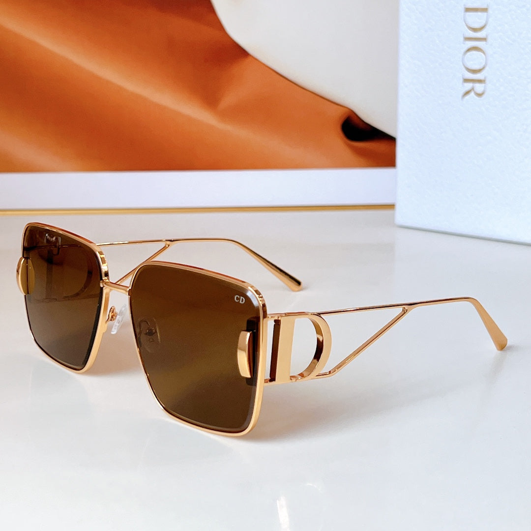 MONTAIGNE SQUARE SUNGLASS DSGTA42UCR IN METAL - Blue