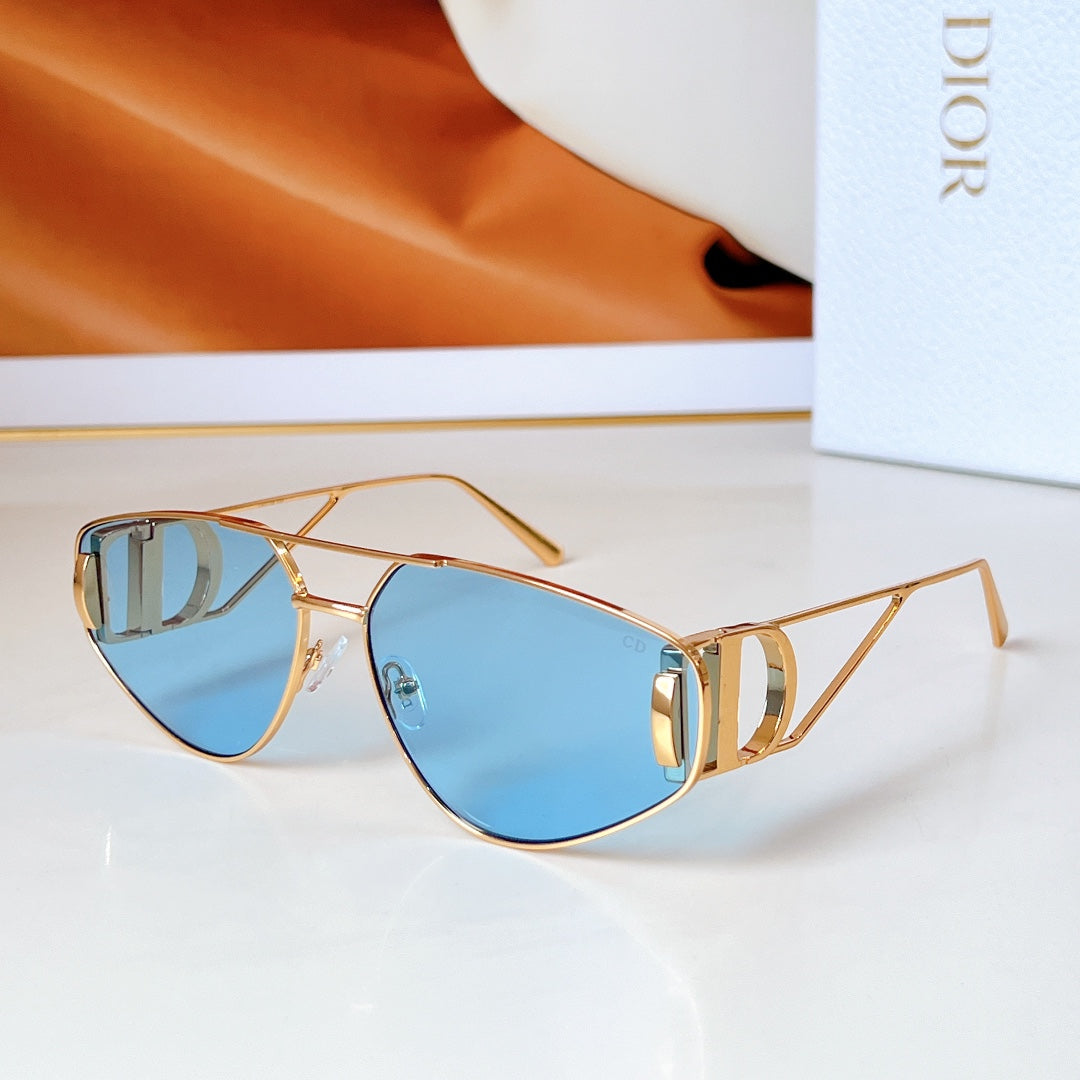 MONTAIGNE SUNGLASS DSGTA41UCR IN METAL - Blue