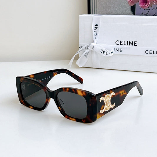 TRIOMPHE SUNGLASSES CL40288 IN ACETATE - Black/Gold
