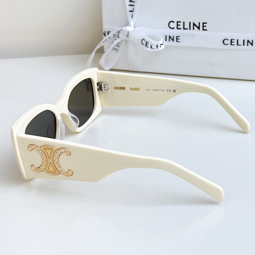 TRIOMPHE SUNGLASSES CL40288 IN ACETATE - Black/Gold