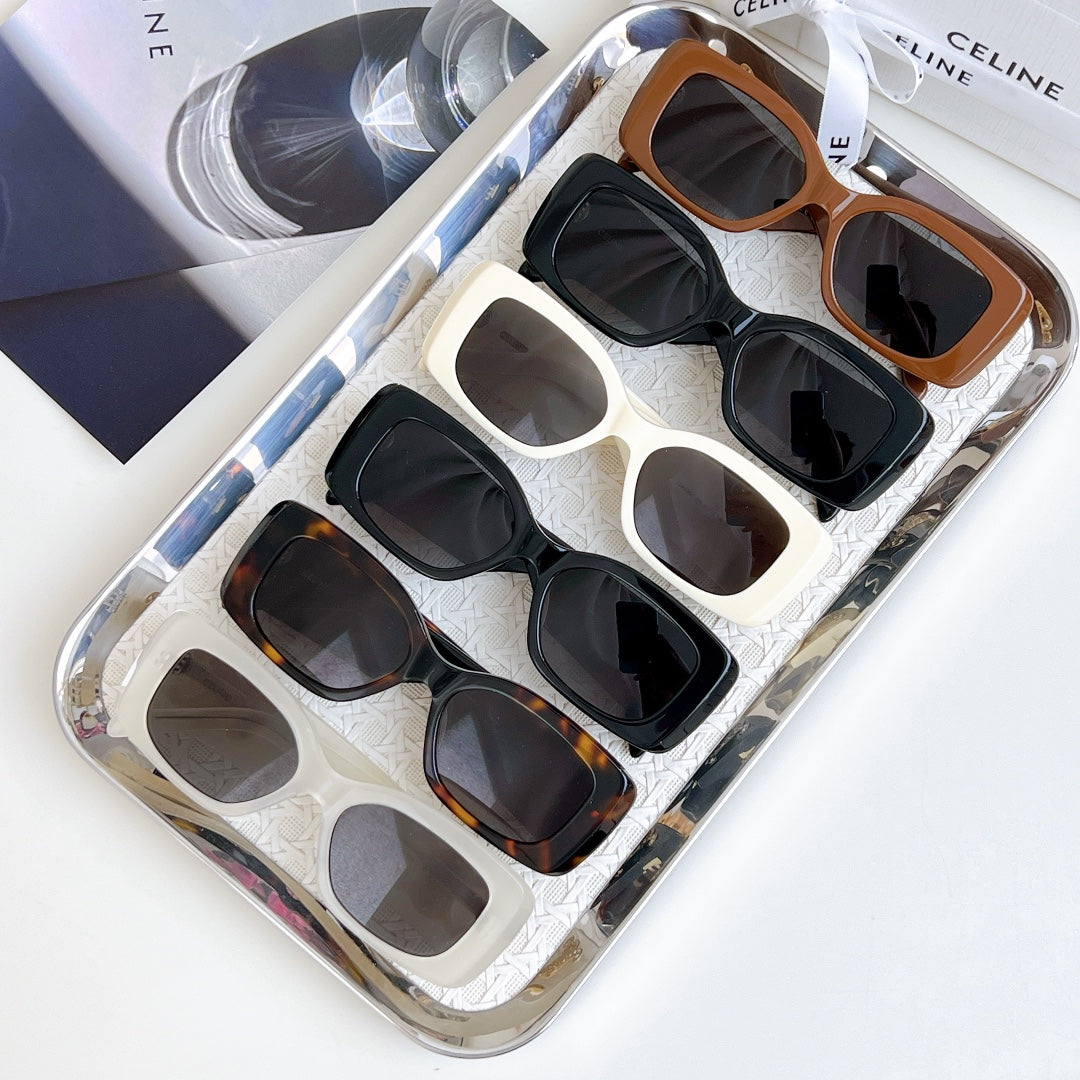 TRIOMPHE SUNGLASSES CL40288 IN ACETATE - Black/Gold