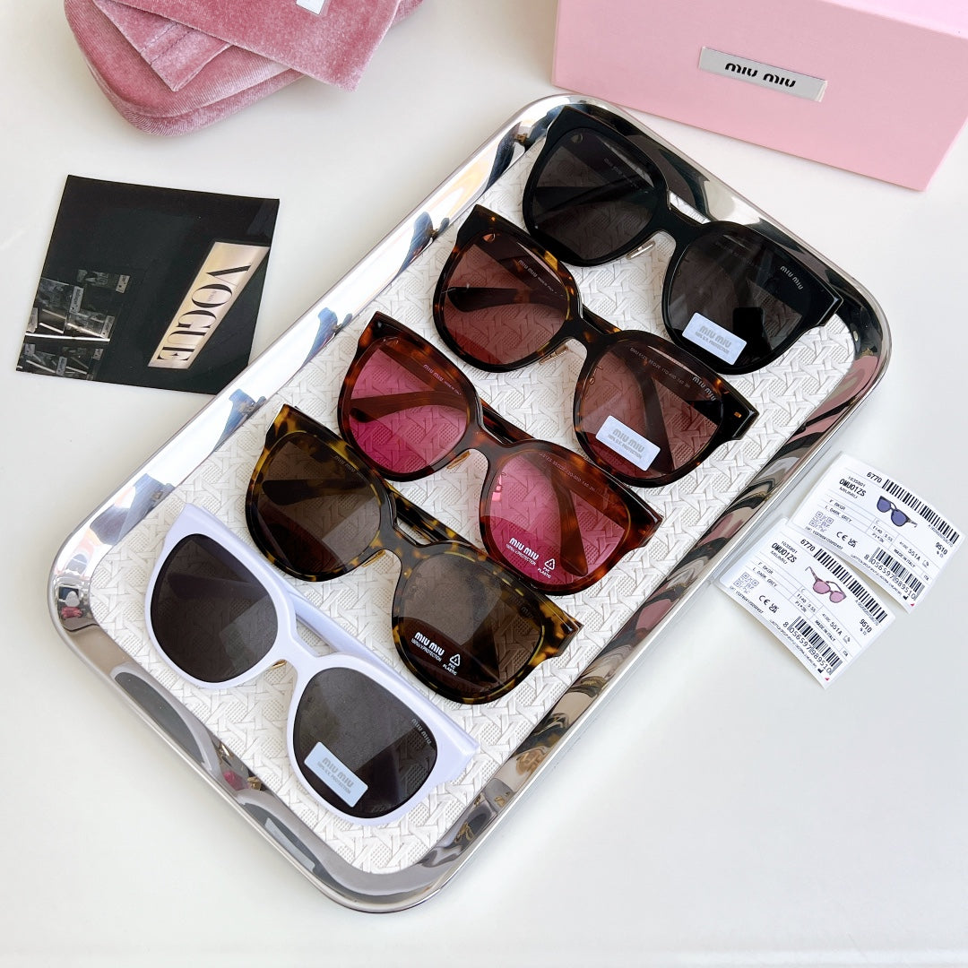 LOGO SUNGLASSES SMU 01ZS 573436 IN ACETATE - Havana