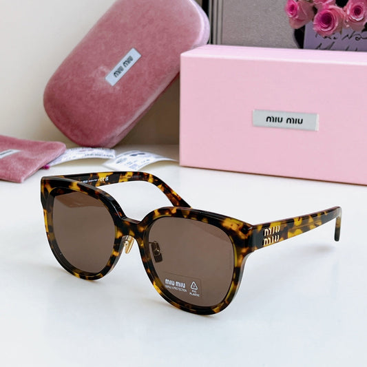 LOGO SUNGLASSES SMU 01ZS 573436 IN ACETATE - Havana